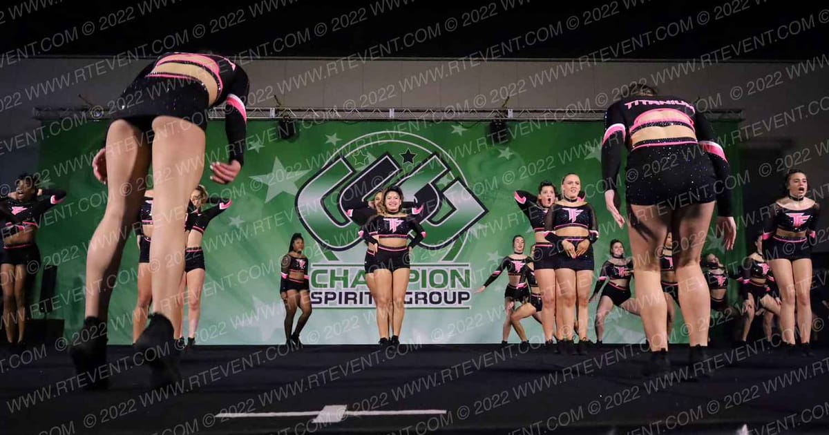 Titanium Force Cheer Black Smoke · CSG Peoria Challenge