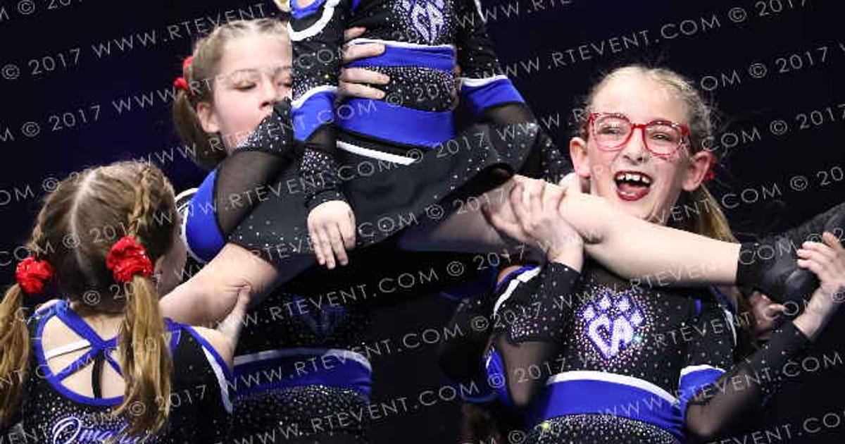 Cheer Athletics Omaha CourageCats · Americas Best Kansas City Grand Nationals
