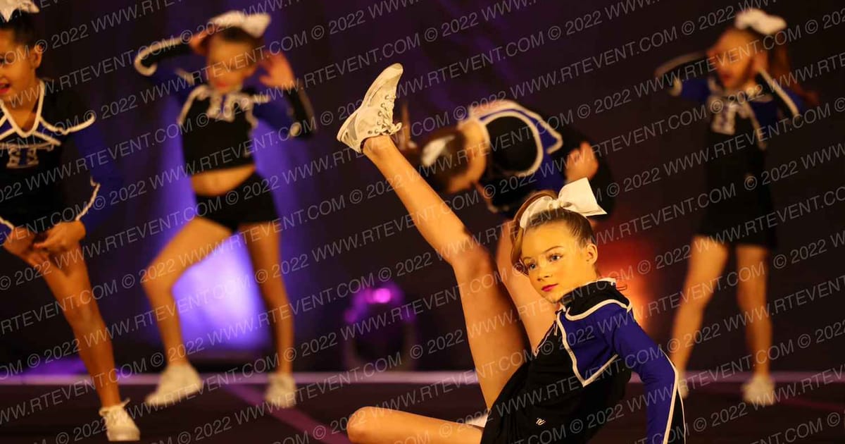 Twist & Shout Norman Novice Youth Halos · Cheer Power Wild West Showdown