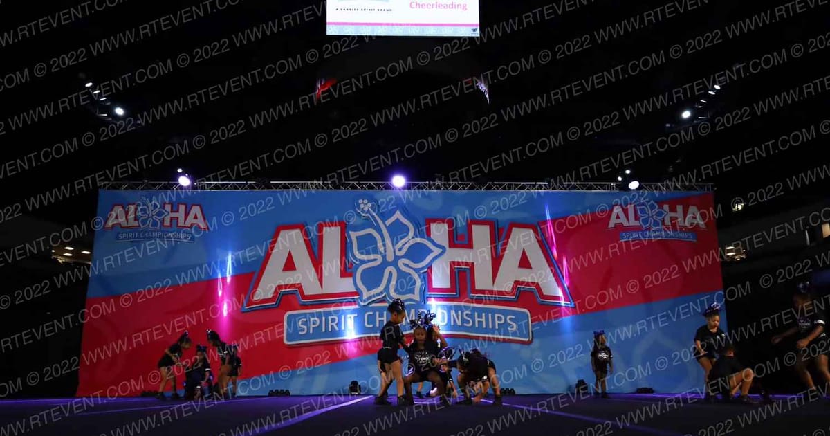 Tri-Town Competitive Cheerleading Whirlwinds · Aloha Trenton Showdown