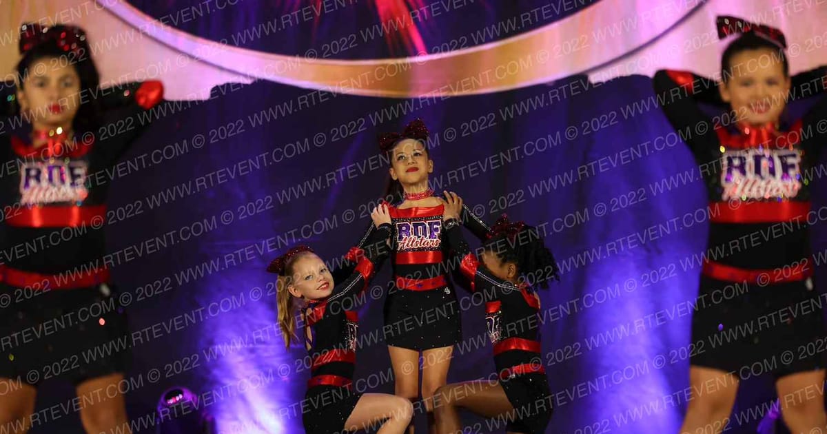 Raevin Dance Factory RDF Allstars Stellar · Cheer Power Wild West Showdown