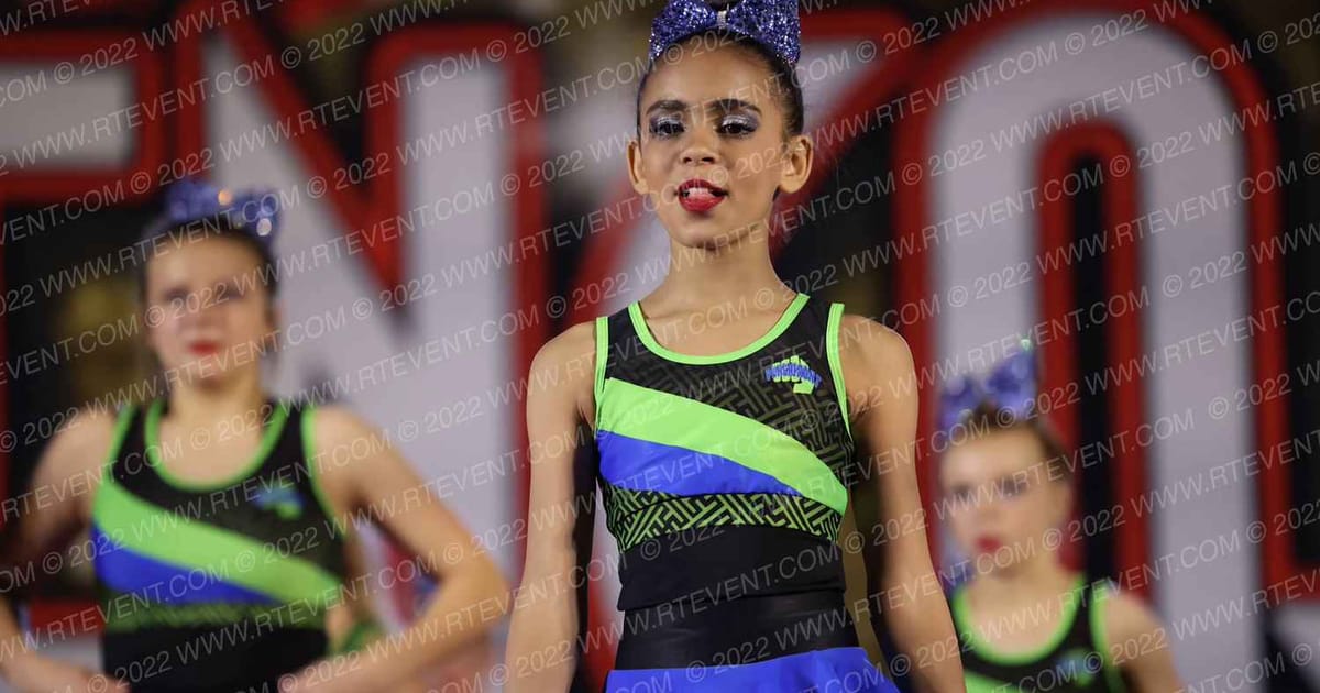 PunchFront Cheer Blue Flame · Atlanta Showdown