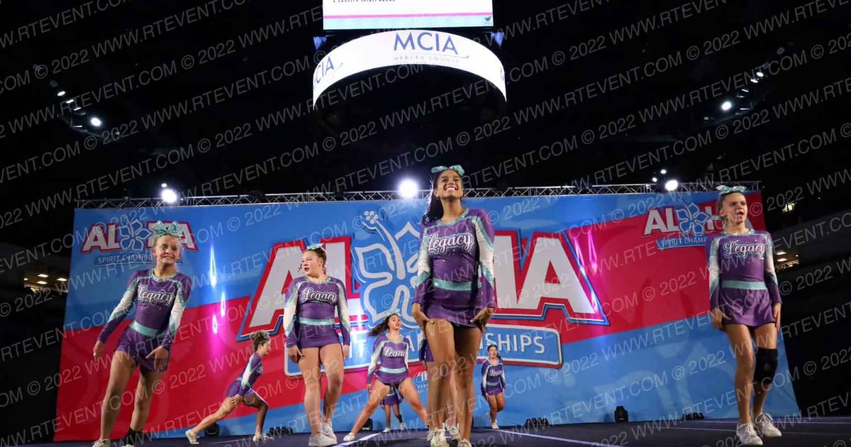 PA Legacy Cheerleading Golden Girls · Aloha Trenton Showdown