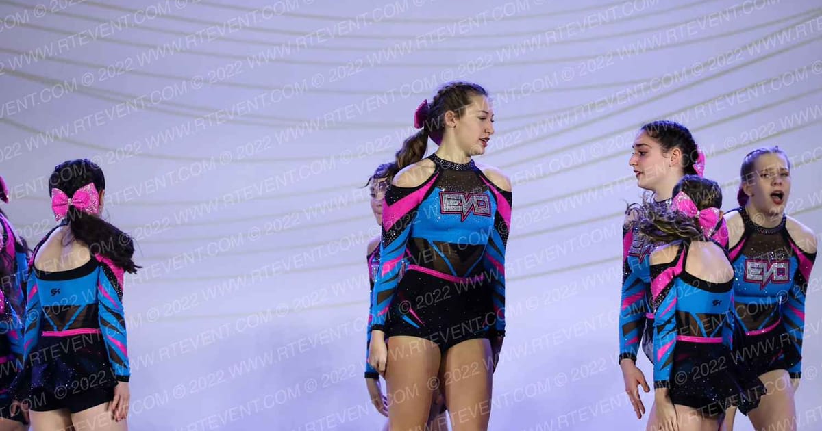 Evolution Cheer Teal Impact · CCD Grand Nationals CHEER