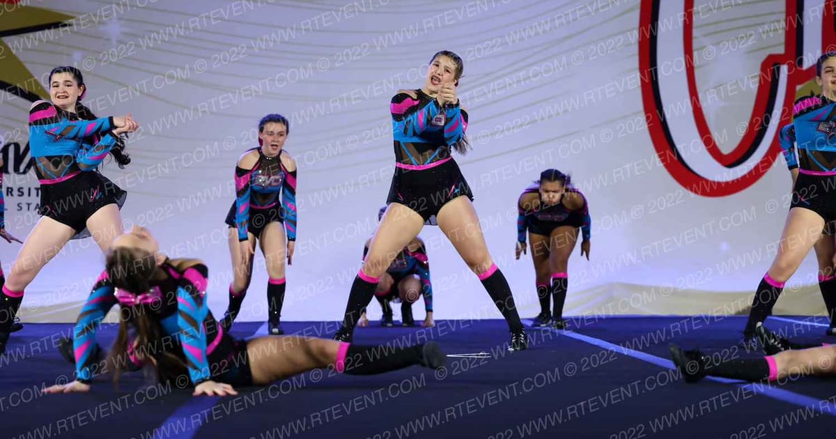 Evolution Cheer Teal Rage · CCD Grand Nationals CHEER