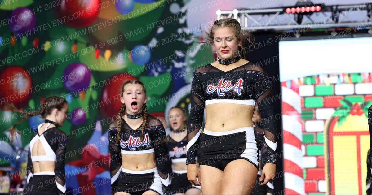 All 4 Cheer Sirens · Spirit Celebration Christmas Grand Nationals DIDII Use This One