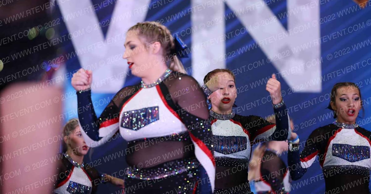 American Cheer SR RED · Cali Crown