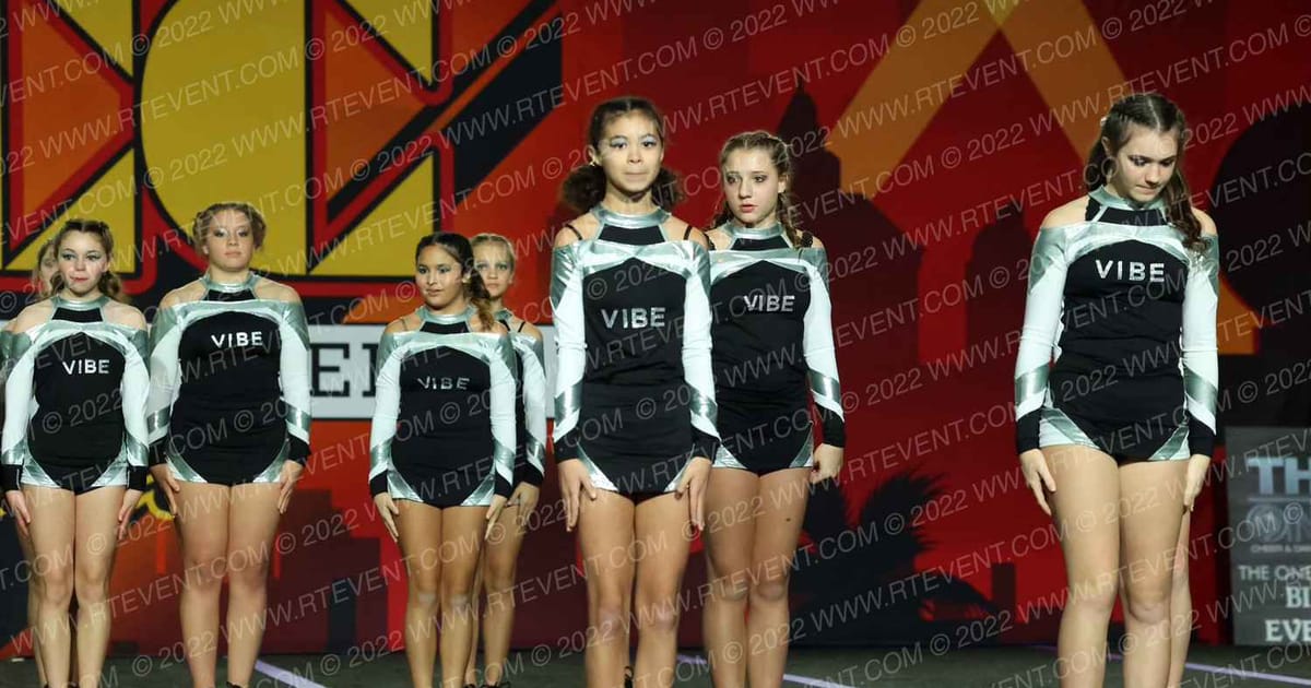 CheerVIBE Junior 2- 2nd degree · Lights Camera Action Cheer and Dance Extravaganza