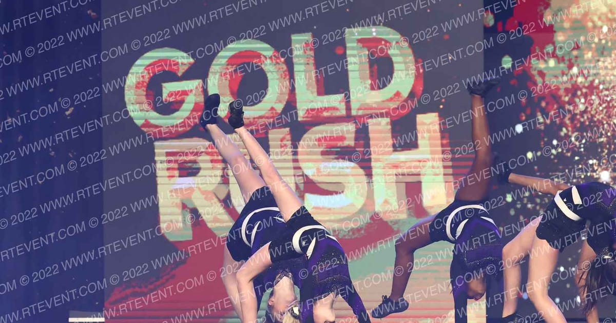 Rebels American Cheer Elite · Gold Rush Ft Worth