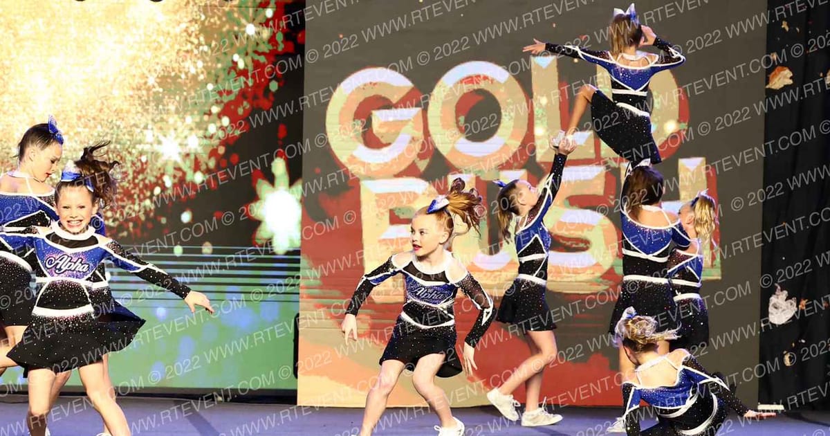 Elevate Alpha Cheer & Dance · Gold Rush Ft Worth