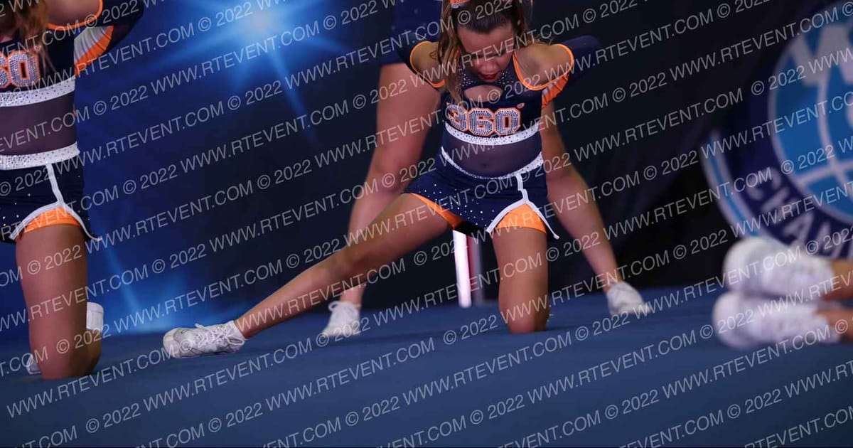 South Bay Cheer 360 Orange Crush · Cali Crown