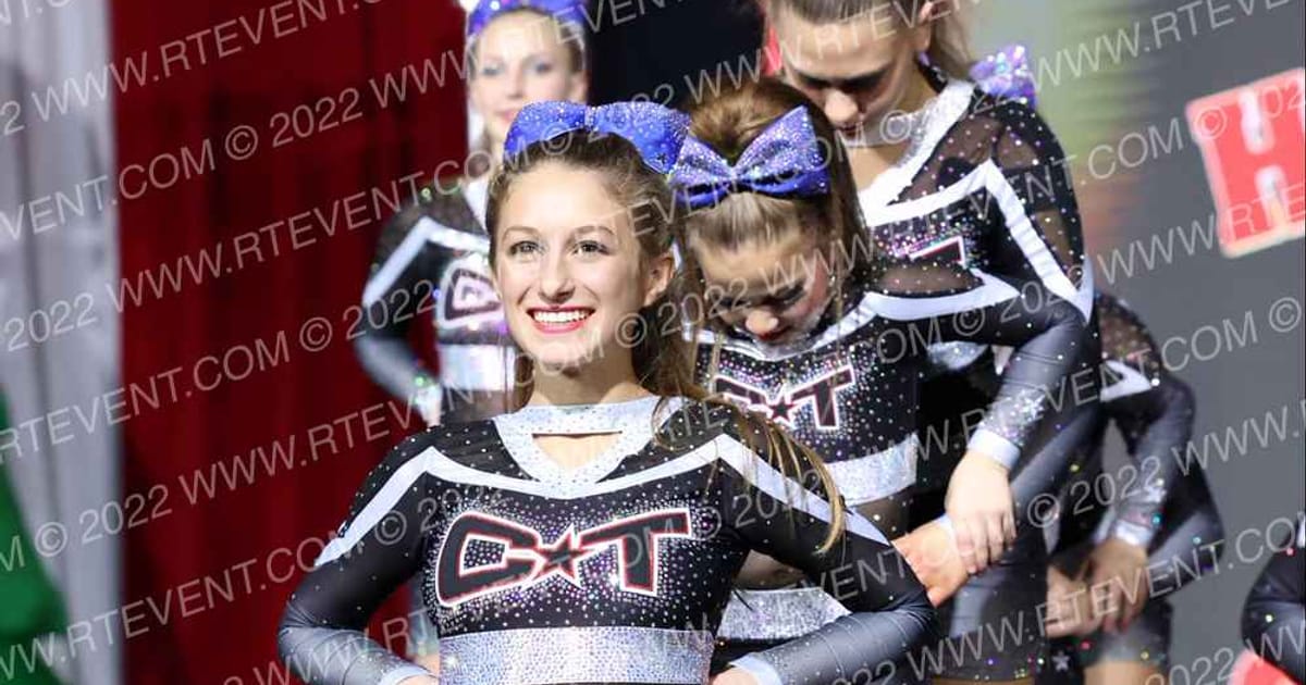 Cheer Town USA BLUE FLAMES · NCA Holiday Classic