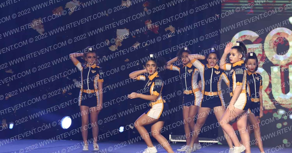 Fighter Pilots University Cheer Air Force · Gold Rush Ft Worth