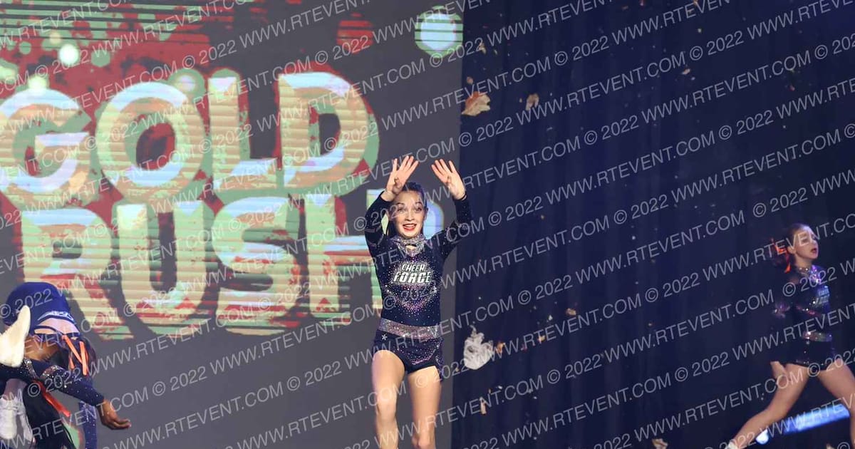 MockingJays Cheer Force Arkansas · Gold Rush Ft Worth