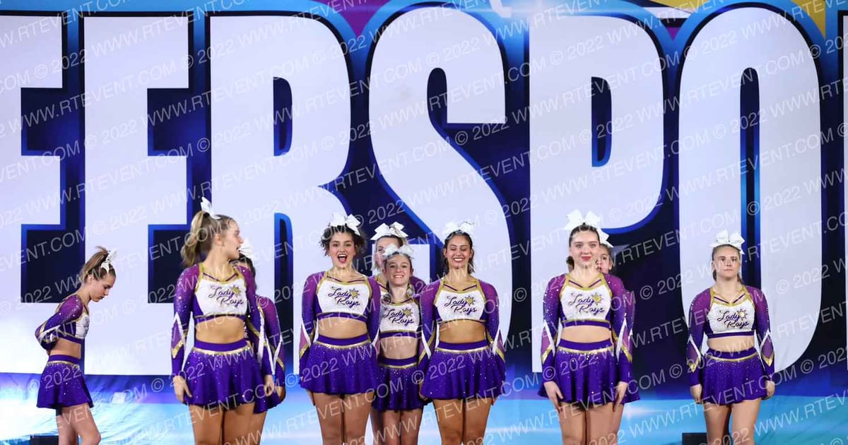 Vortex Allstars Lady Rays · Cheersport Oaks Classic