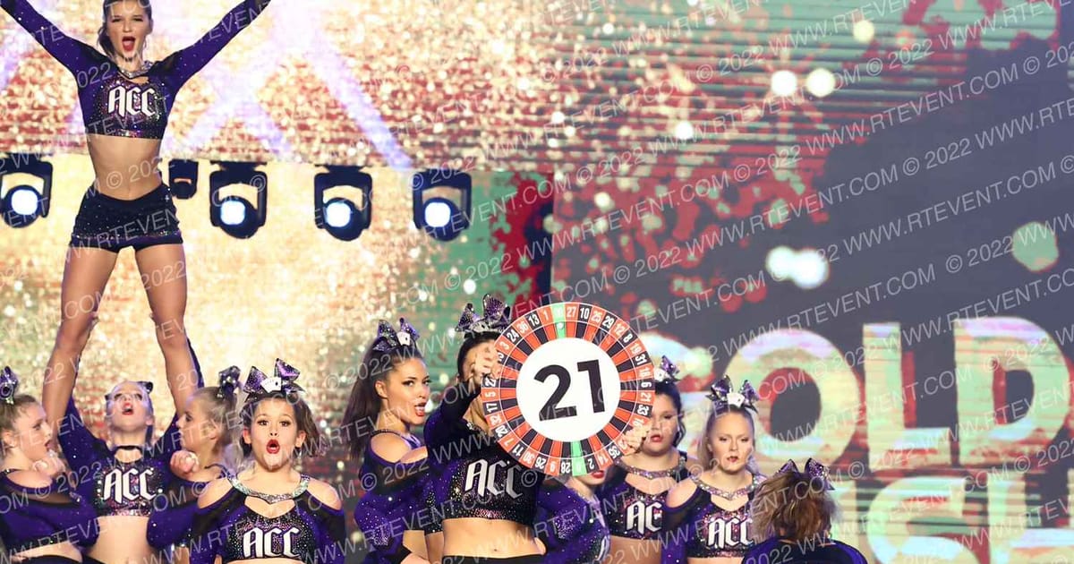 Senior Platinum Advanced Cheer Crew (AC Allstarz) · Gold Rush Ft Worth