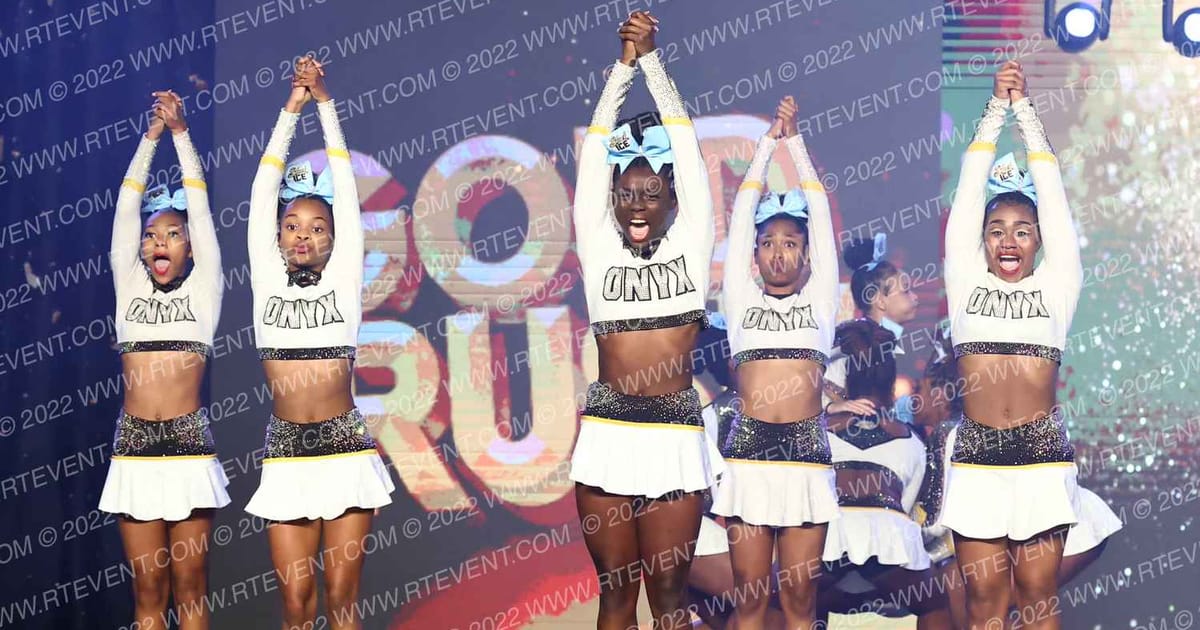 Black ICE onyx cheer force · Gold Rush Ft Worth