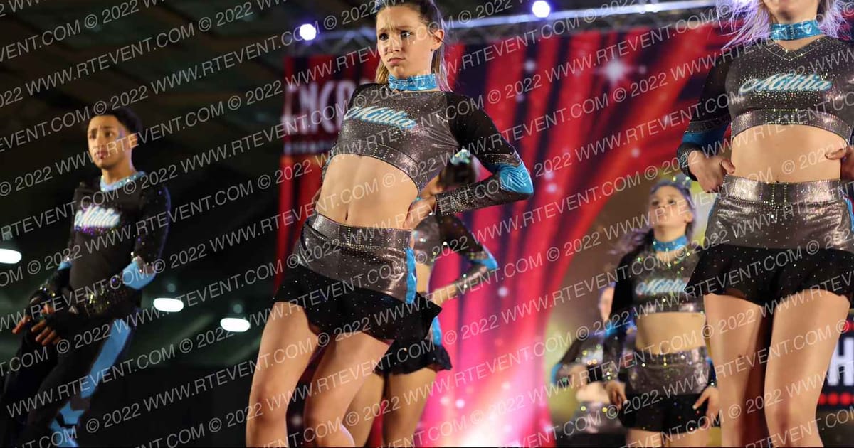 Cheer Militia All Stars Blue Angels · Encore Baltimore Showdown DIDII