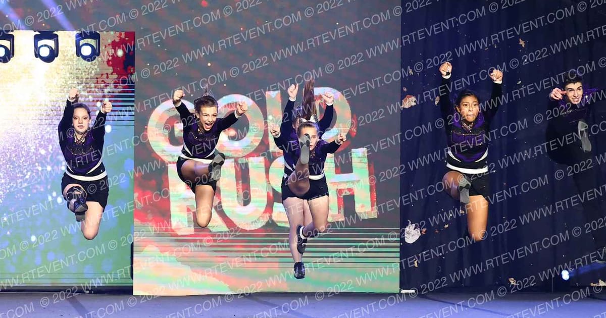 Rage American Cheer Elite · Gold Rush Ft Worth