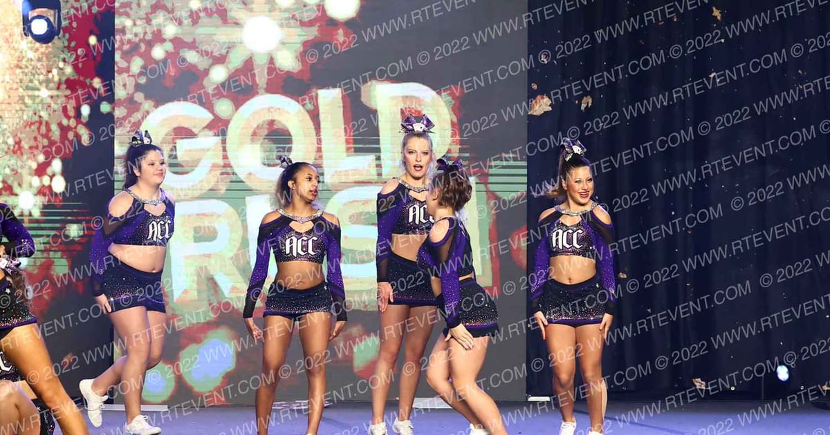 Senior Platinum Advanced Cheer Crew (AC Allstarz) · Gold Rush Ft Worth