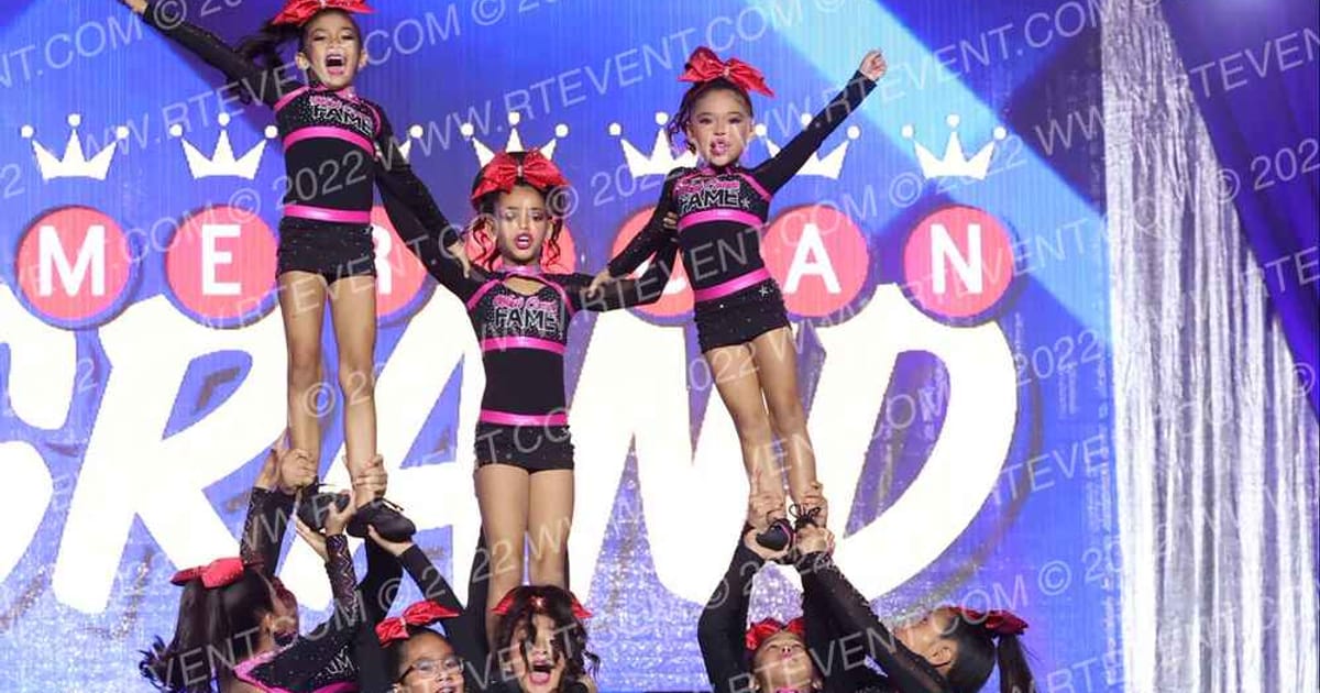 West Coast Fame Allstars Cheer MISFITS · The American Grand Nationals Las Vegas