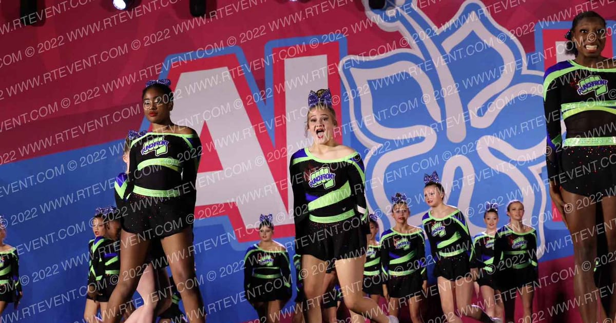PunchFront Cheer Blue Flame · Gatlinburg Showdown