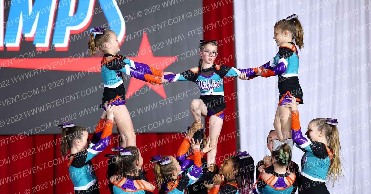 Cheer Spirit Colorado Wildfire Sparks · CHAMPS Grand Nationals DIDII