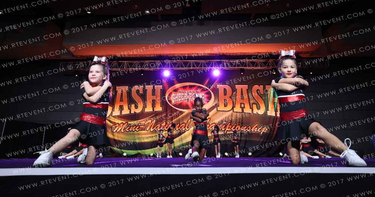 Caliber Cheer Starz Comets · Cash Bash Showdown DI DII