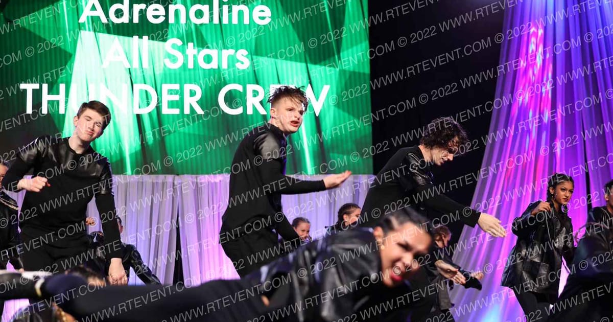 Adrenaline All Stars THUNDER CREW Senior Coed · Holiday Spectacular Dance