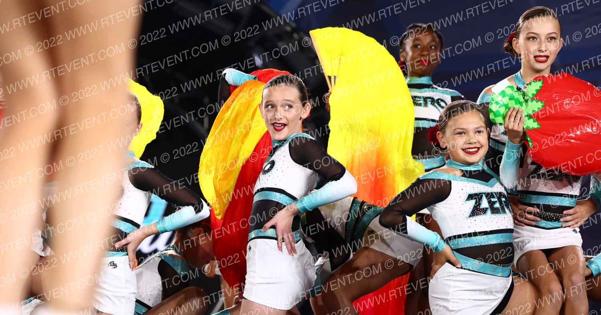 Zero Gravity Athletics Soleil · THE CHEER TOUR PIGEON FORGE