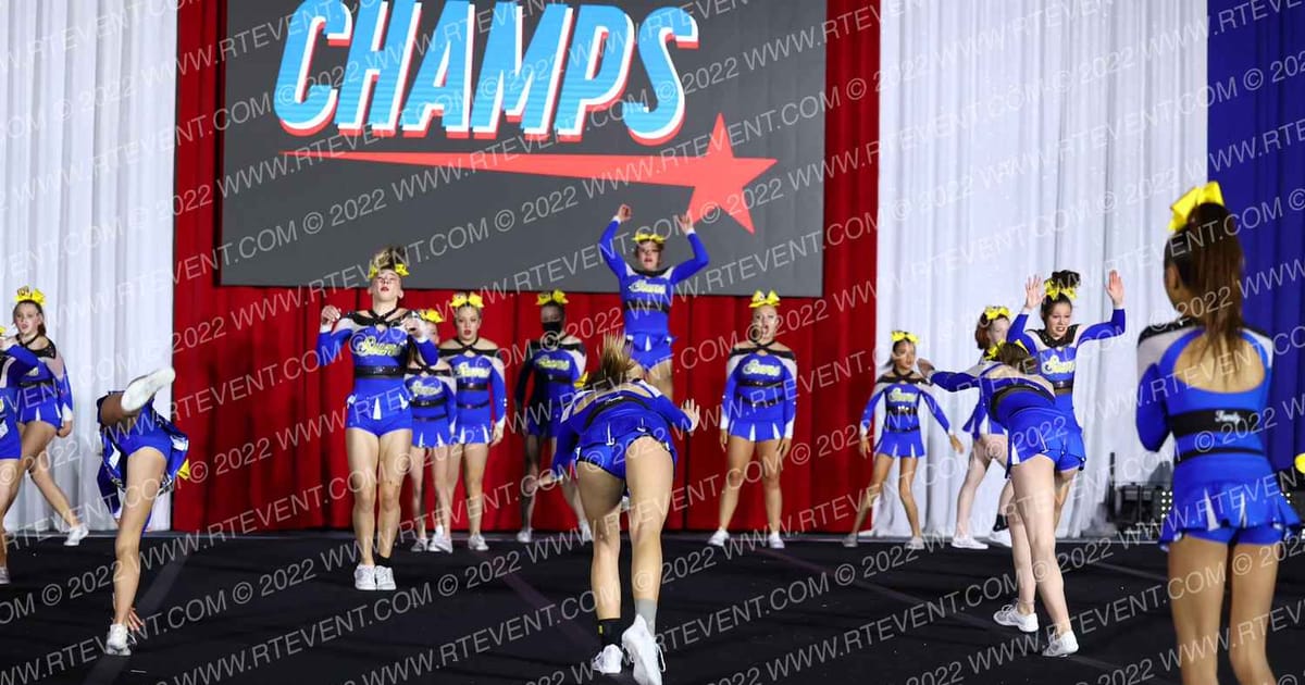 Cheer Central Suns Ultraviolet · CHAMPS Grand Nationals DIDII