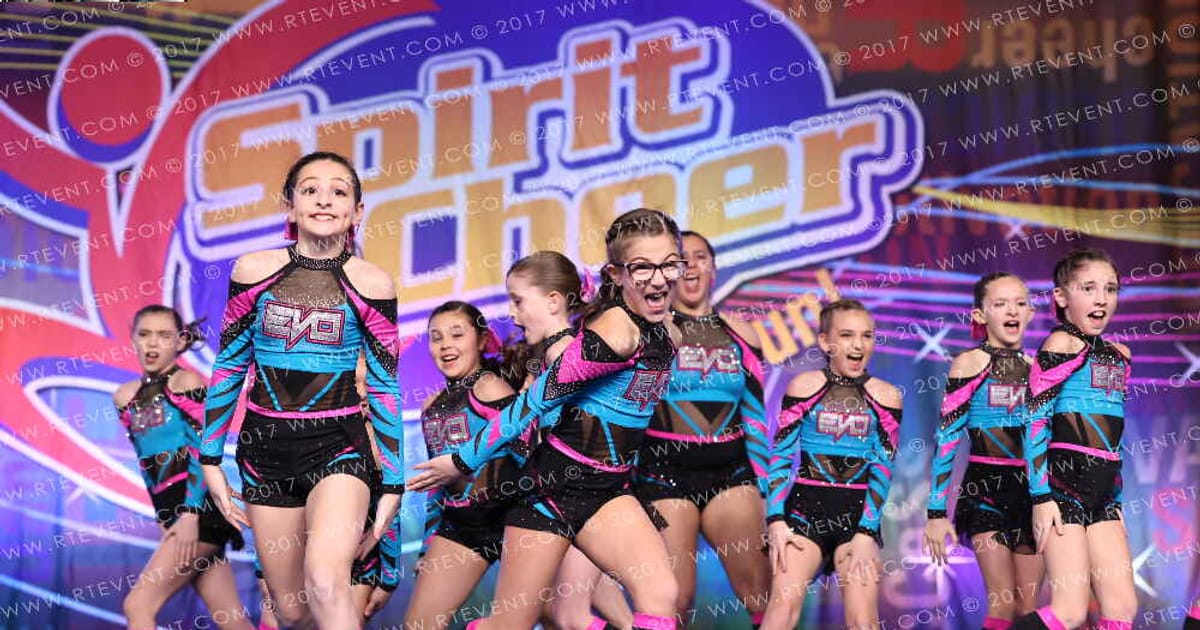 Evolution Cheer Double Diamonds · Spirit Cheer Atlantic City Grand Nationals