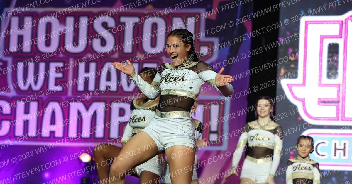 Texas Aces Tumbling and Cheer Snake Eyes · Encore Houston