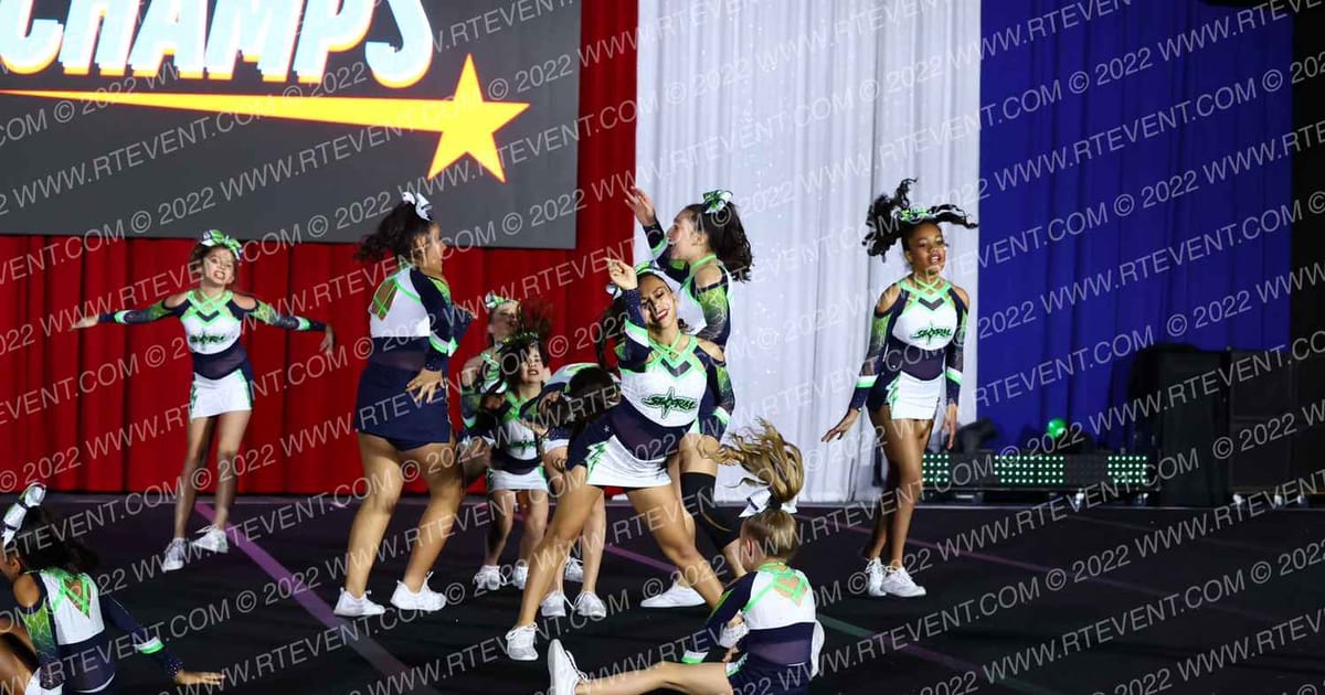Cruces Cheer Storm AQUA · CHAMPS Grand Nationals DIDII