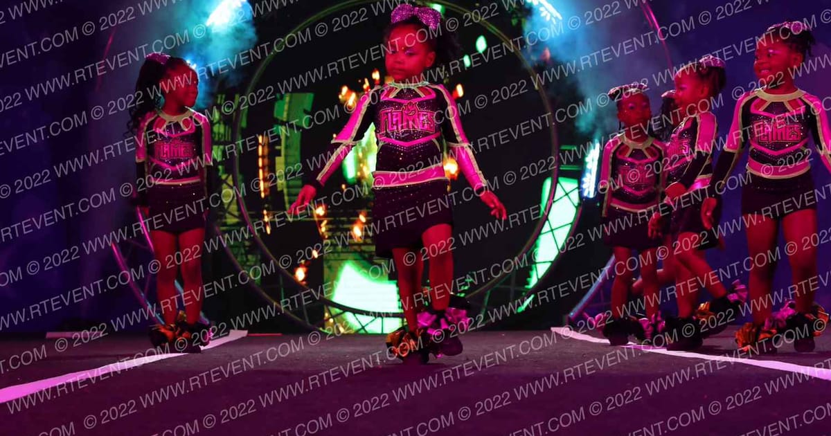 Universal Cheer Experience Tiny Flames · ECC Big Bid Huntsville UPDATED