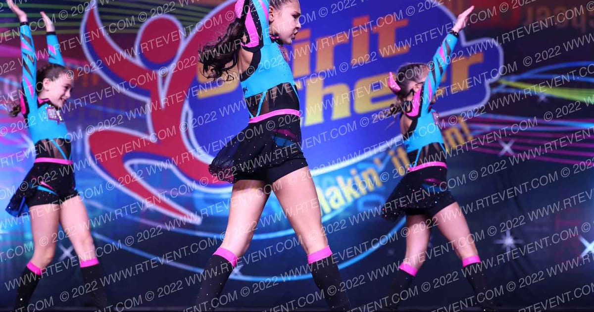 Evolution Cheer Teal Fury · Spirit Cheer Super Nationals