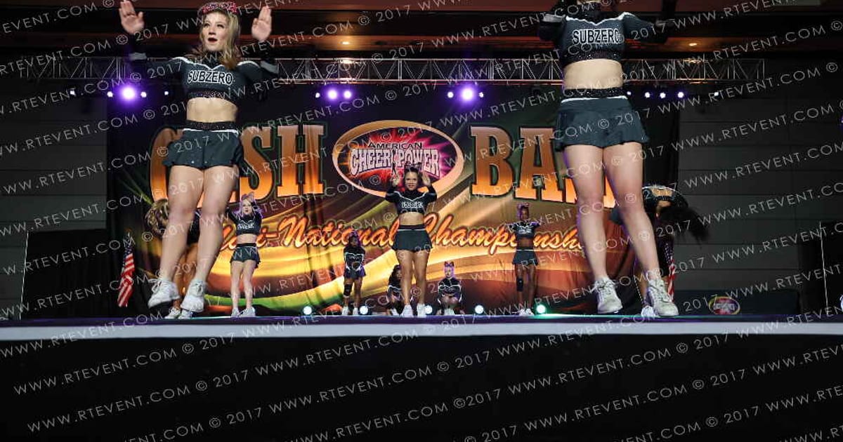 Cheer FX Subzero · Cash Bash Showdown DI DII