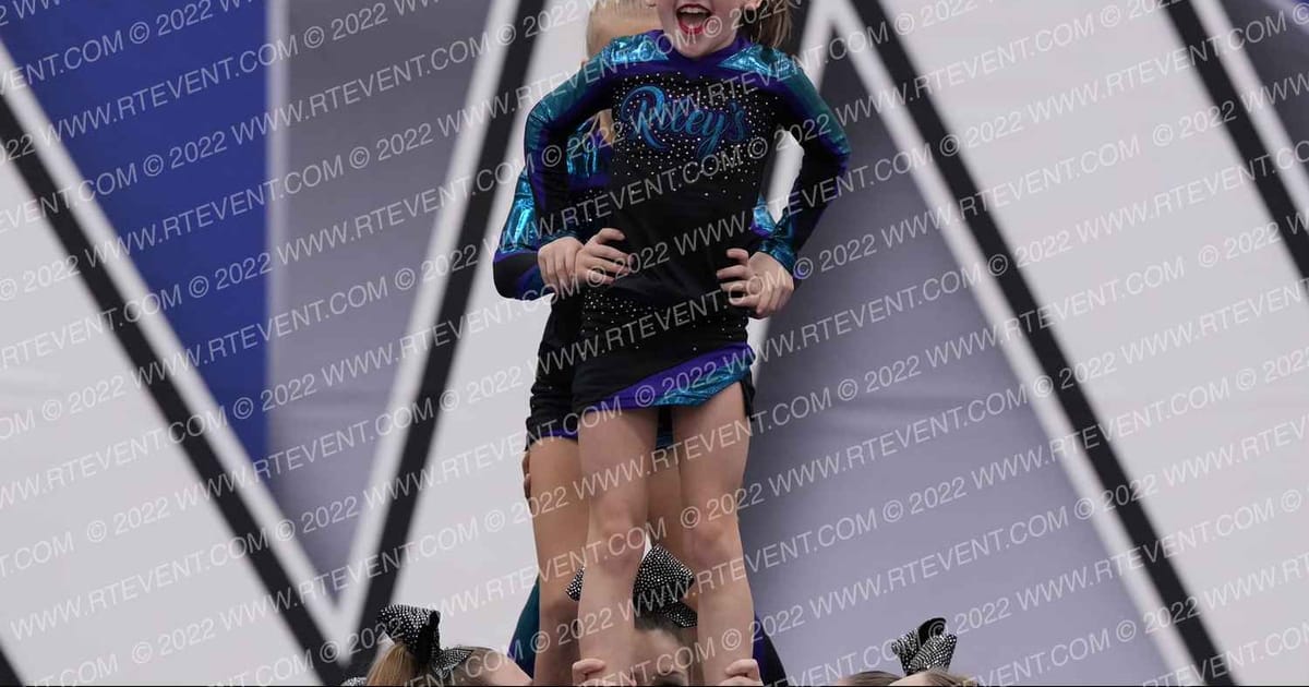 RILEYS CHEER ACADEMY PURPLE DIAMONDS · Adrenaline