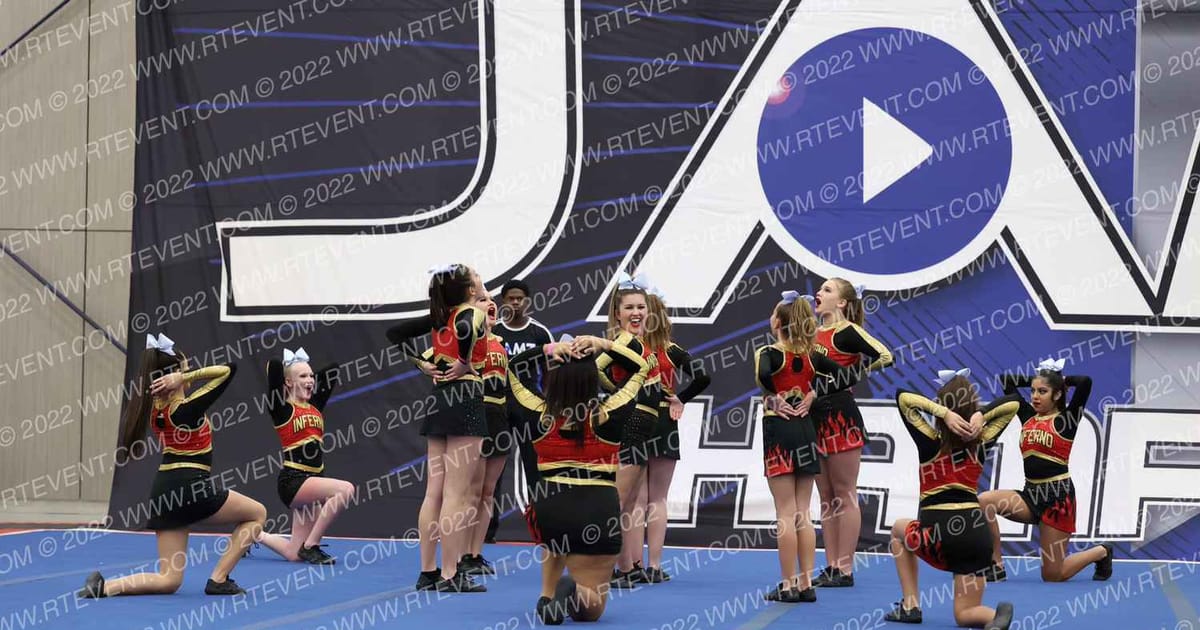 OAKDALE INFERNO CHEER BLACK ICE · Adrenaline