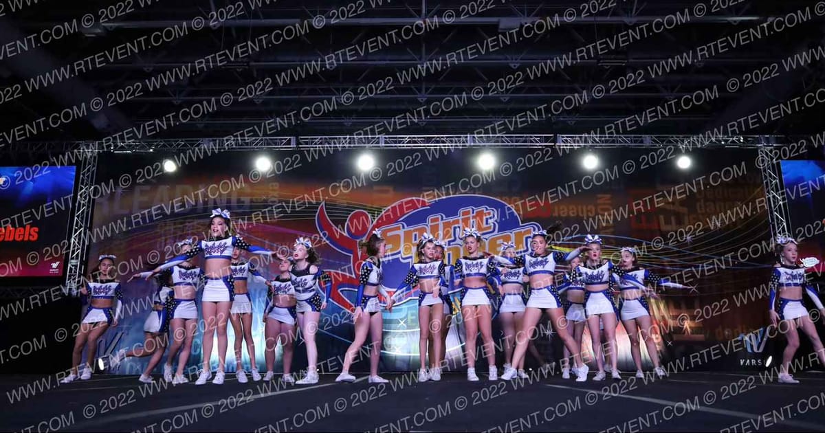 US Cheer Rebels Rowdy Rebels · Spirit Cheer Super Nationals