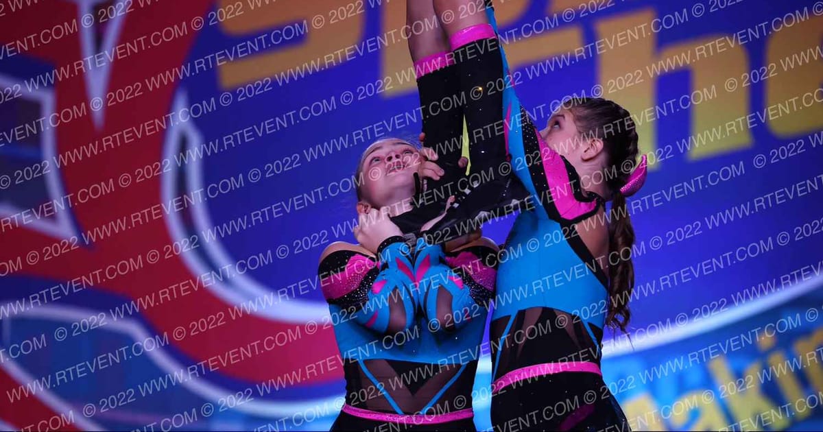 Evolution Cheer Teal Rage · Spirit Cheer Super Nationals
