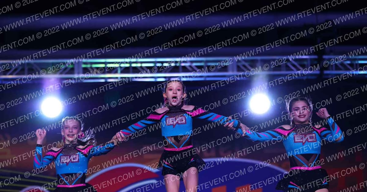 Evolution Cheer Teal Impact · Spirit Cheer Super Nationals