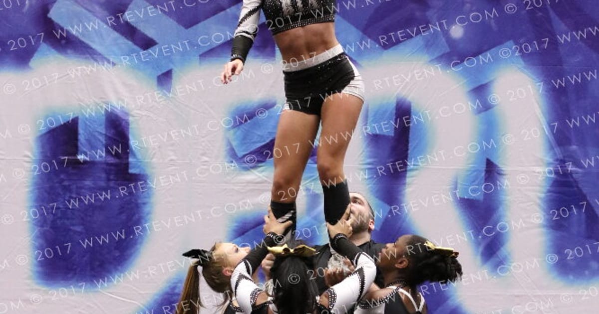 BLACK ICE ACADEMY Senior Level 2 Stunt Group · Winter Wonderland