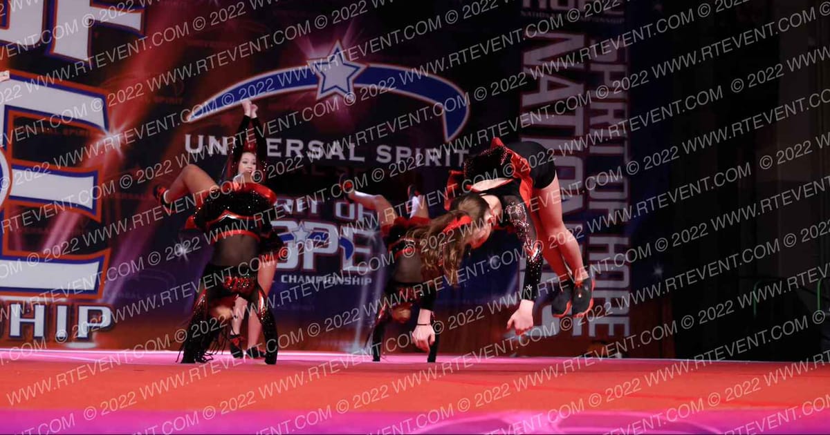 Cheer Elite All Stars Black Widow · Spirit of Hope