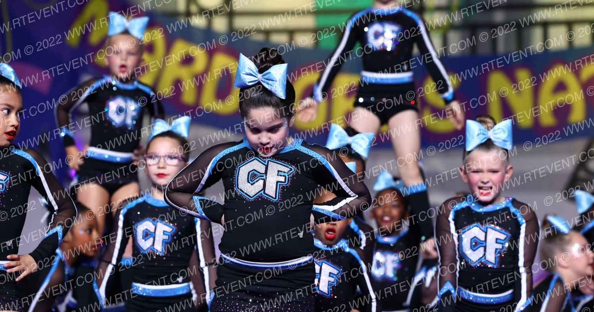 Louisiana Cheer Force Baby Blue · Mardi Gras Grand Nationals