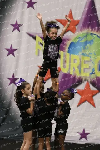 Empire Cheerleading Academy Mini Stunt Group Level 1 Stunt Group