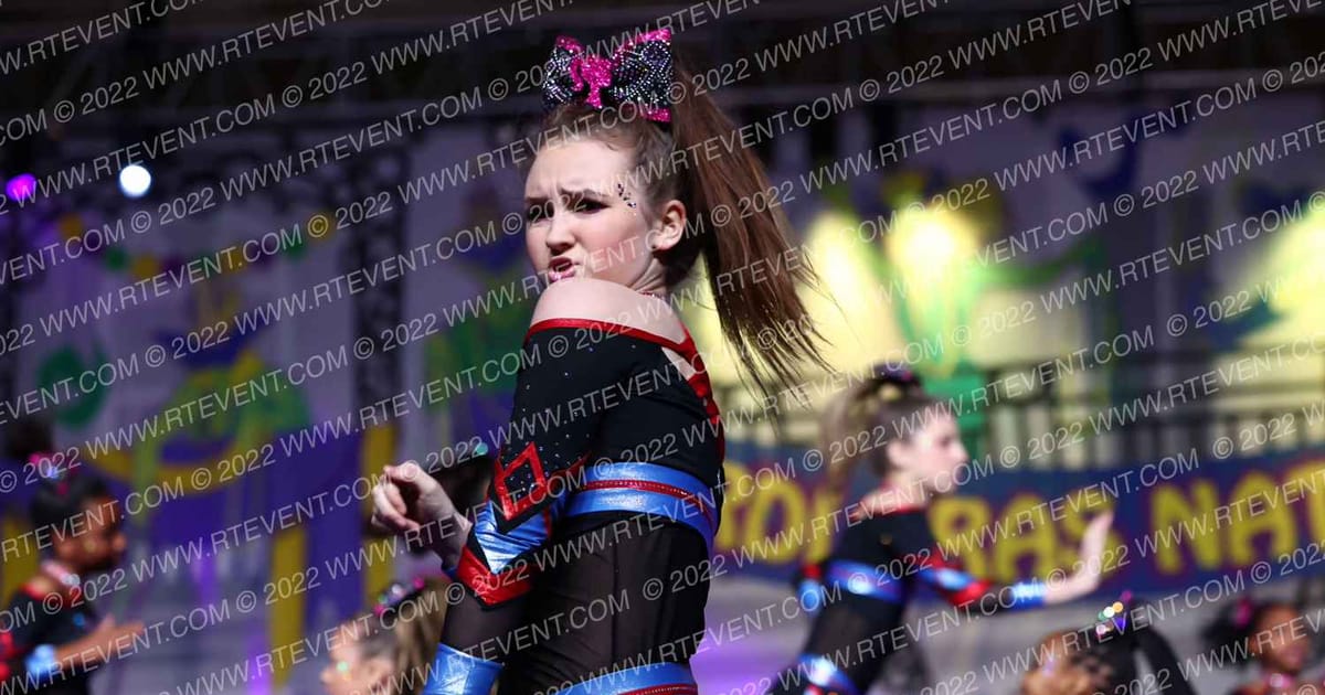 Zachary Cheer Athletics Flare · Mardi Gras Grand Nationals