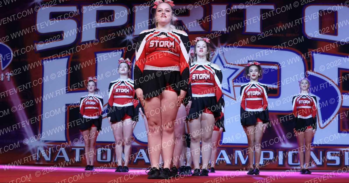 Tumblemania Elite All Stars Perfect Storm Seniors · Spirit of Hope