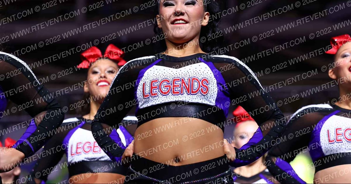Luxe Cheer Lady Legends · Mardi Gras Grand Nationals
