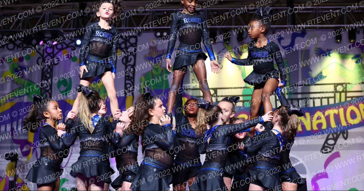 Rogue Allstars Mini Maniacs · Mardi Gras Grand Nationals